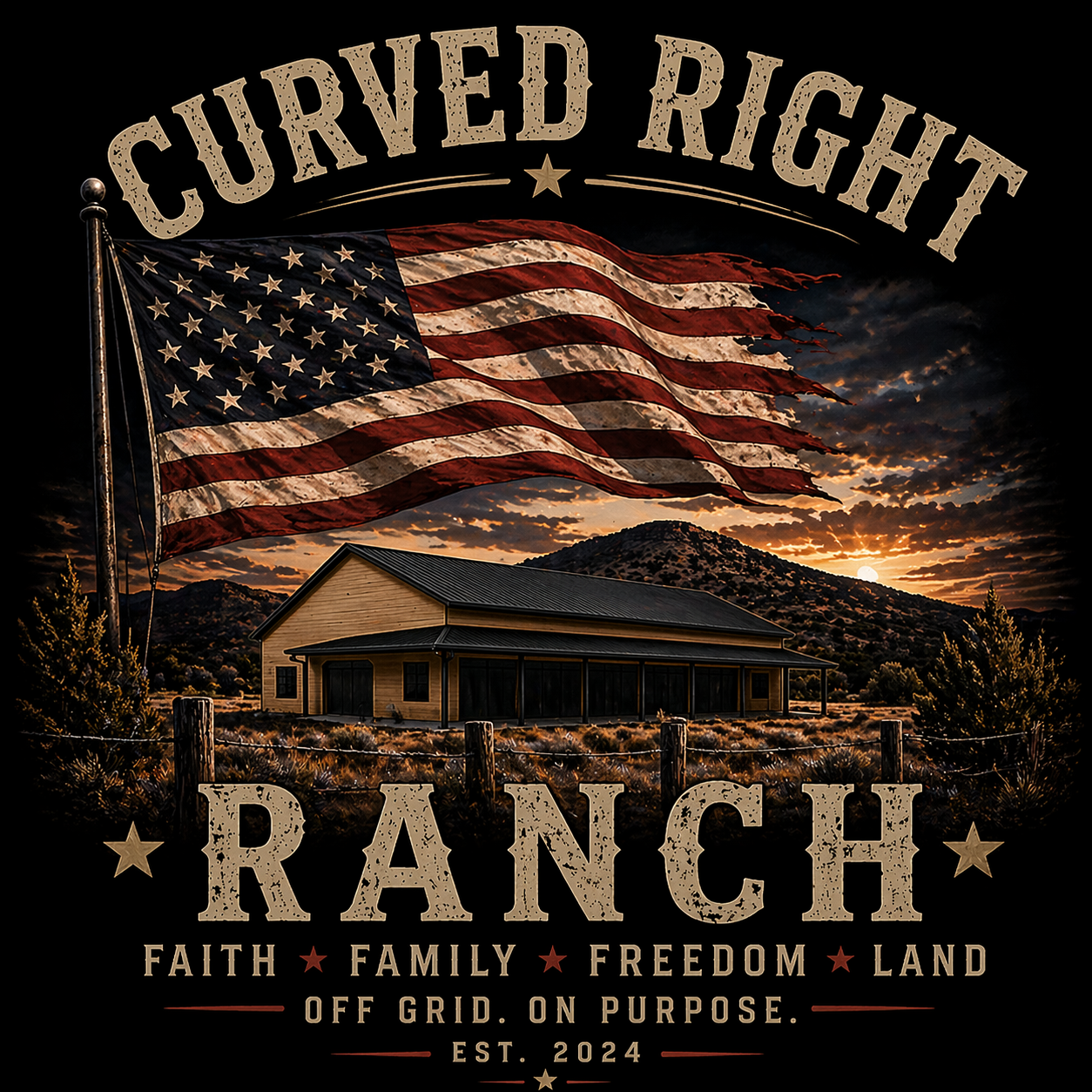 Curved Right Ranch