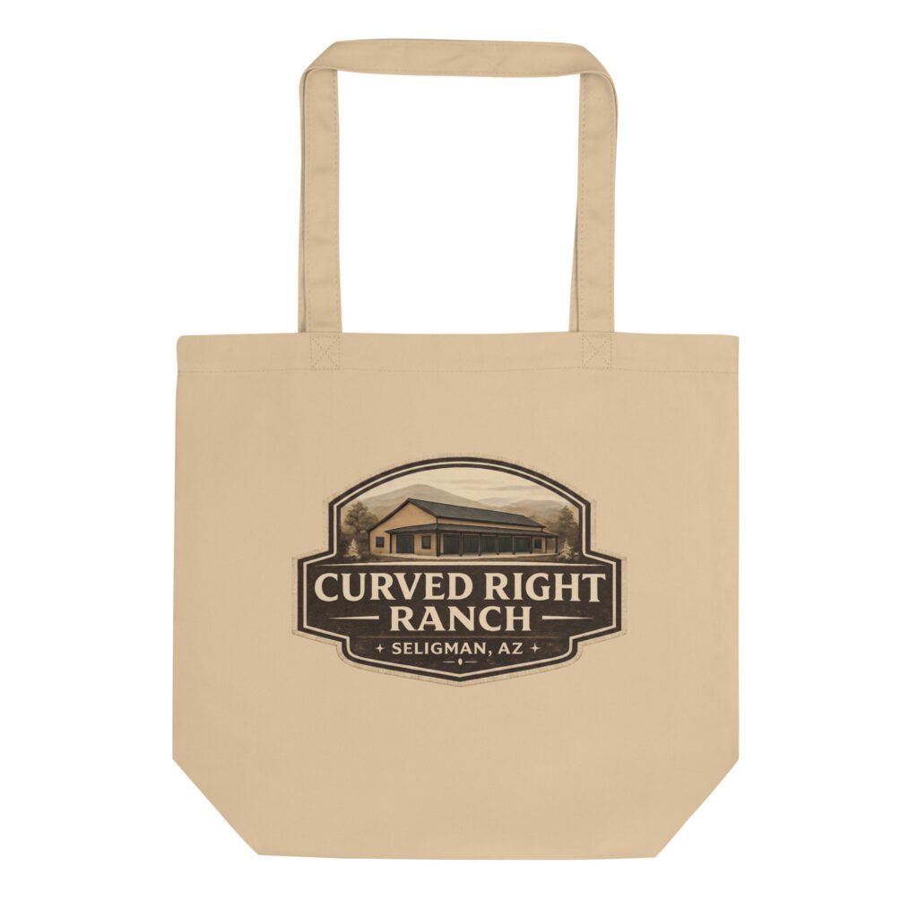 Curved Right Ranch Two sided Tote-