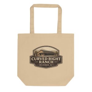 Curved Right Ranch Two sided Tote-
