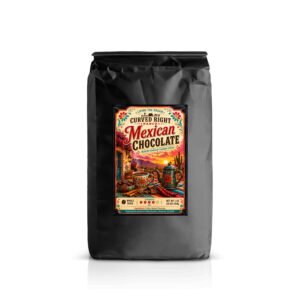 Curved Right Ranch™ “Mexican Chocolate” Whole Bean Coffee – 1 LB Bag