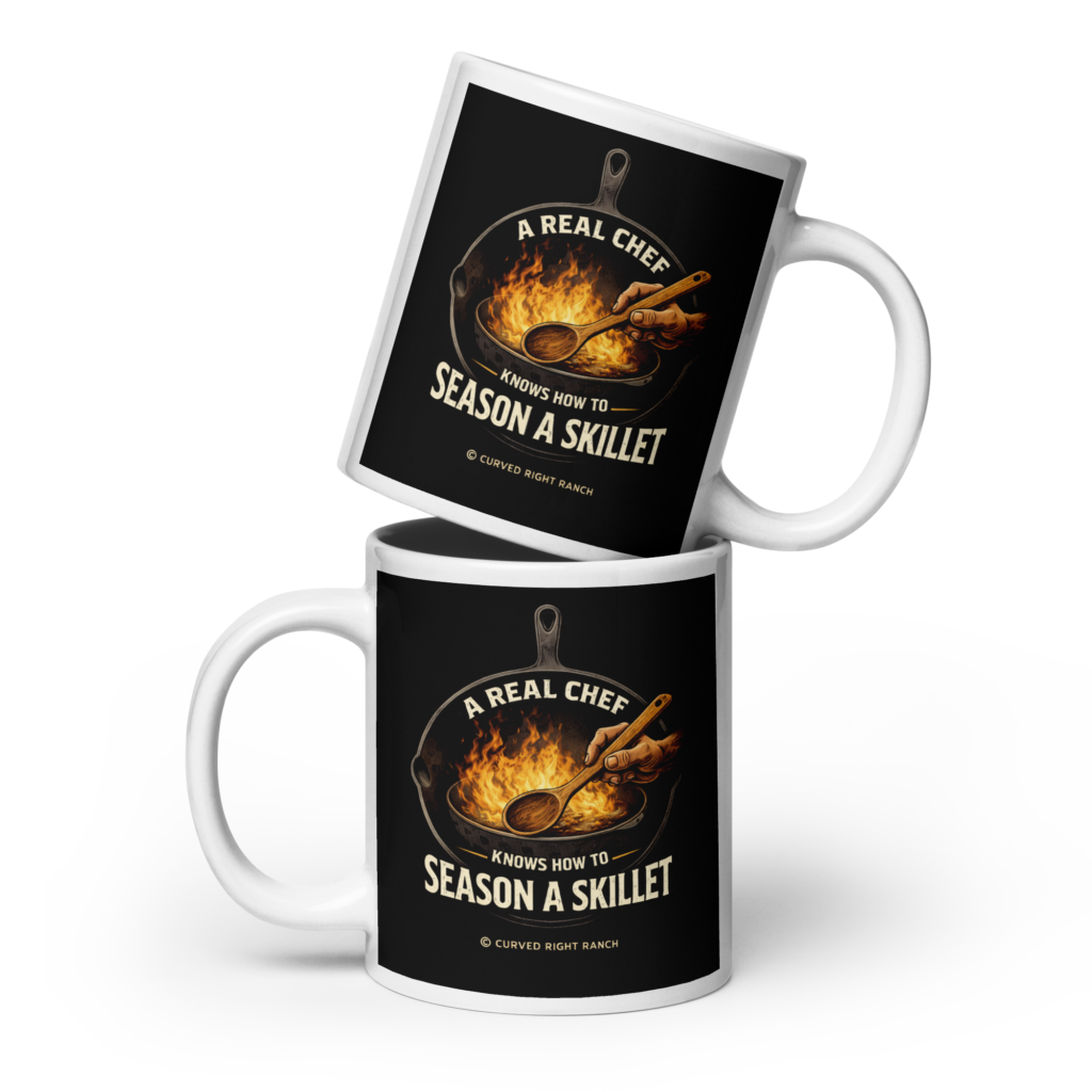 A real chef know-how to season a skillet- Coffee Mug