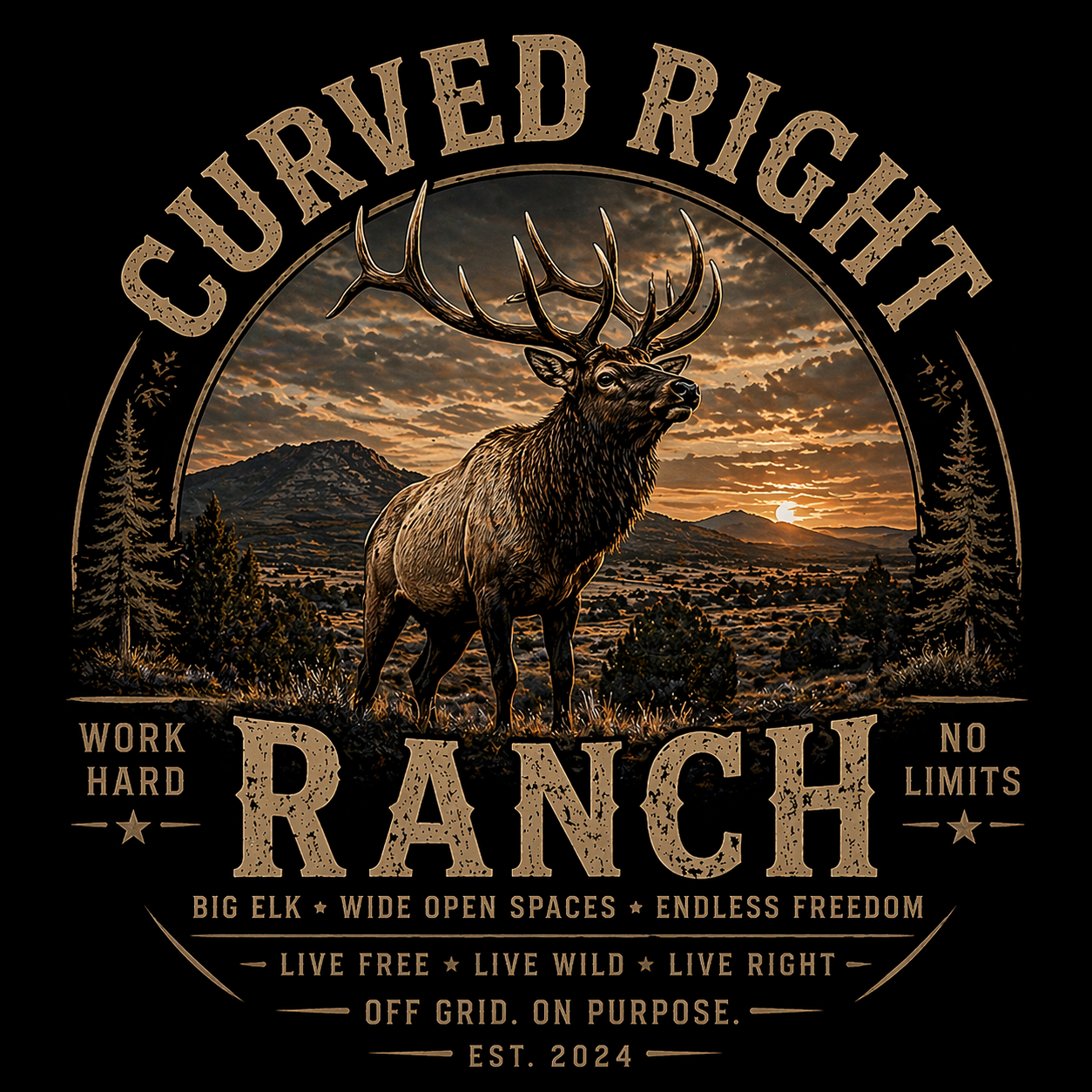 Curved Right Ranch