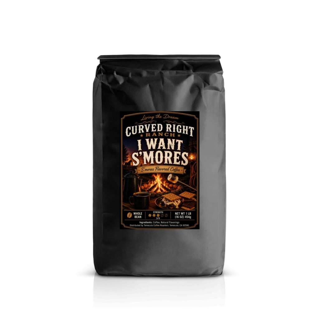 Curved Right Ranch Coffee - I Want S'mores