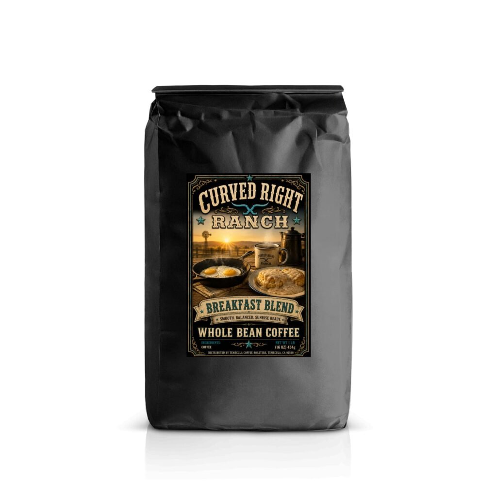 Curved Right Ranch Coffee - Breakfast Blend