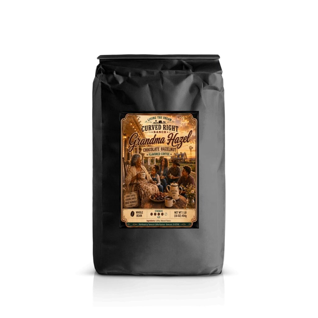 Curved Right Ranch Coffee - Grandma Hazel