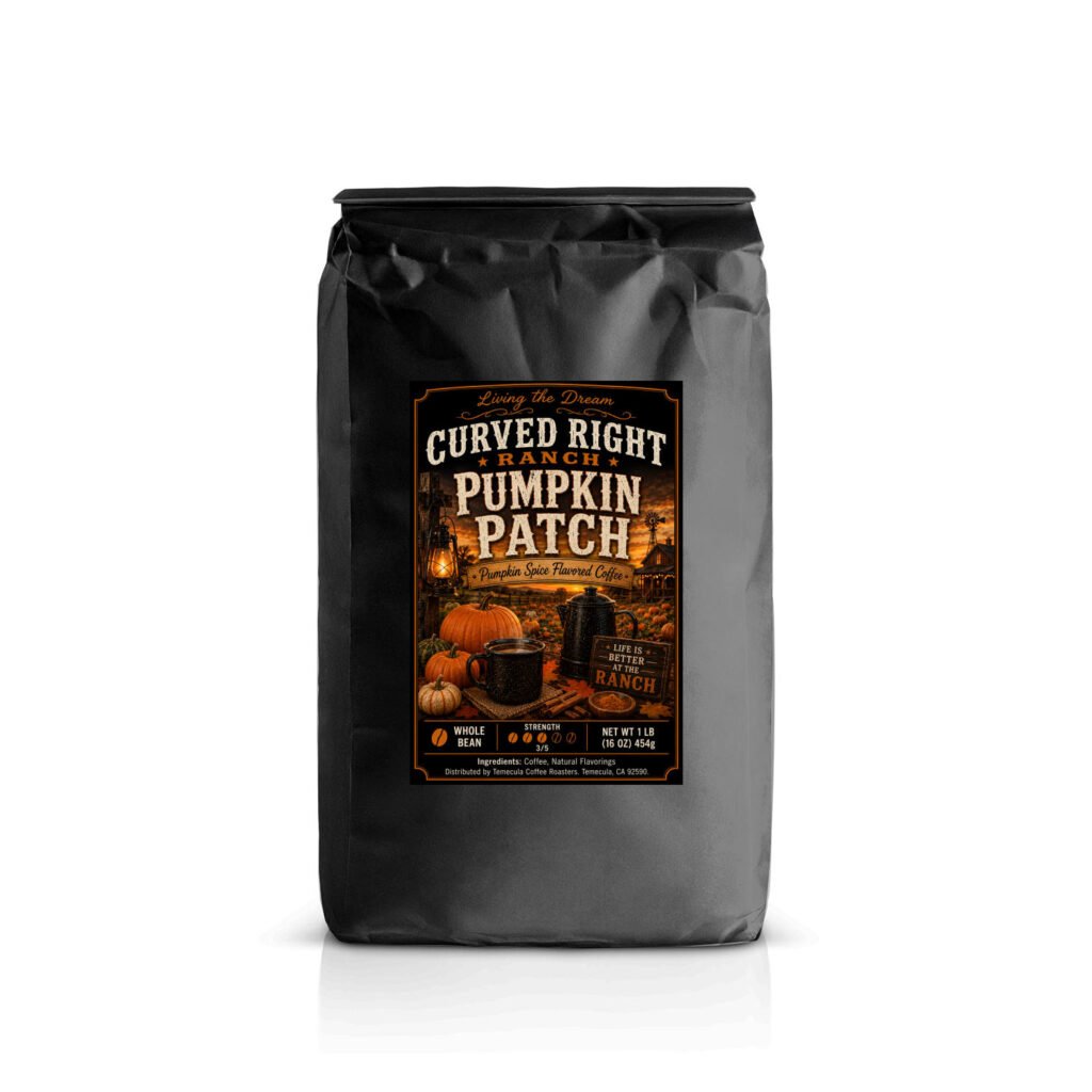 Curved Right Ranch Coffee - Pumpkin Patch