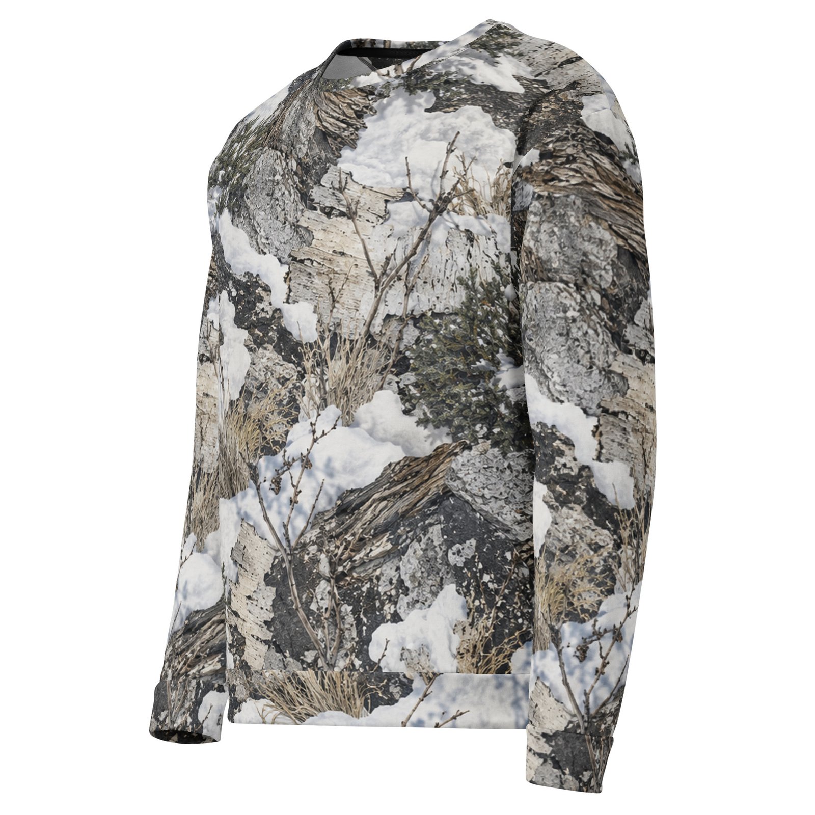 Curved Right Ranch Winter Camp Unisex Sweatshirt - Image 3