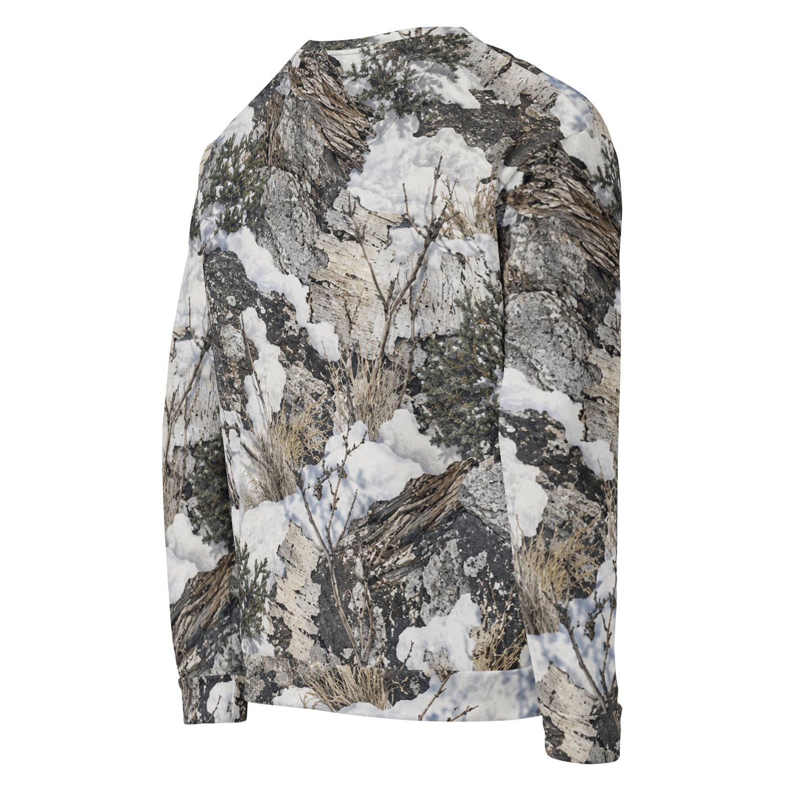 Curved Right Ranch Winter Camp Unisex Sweatshirt - Image 4