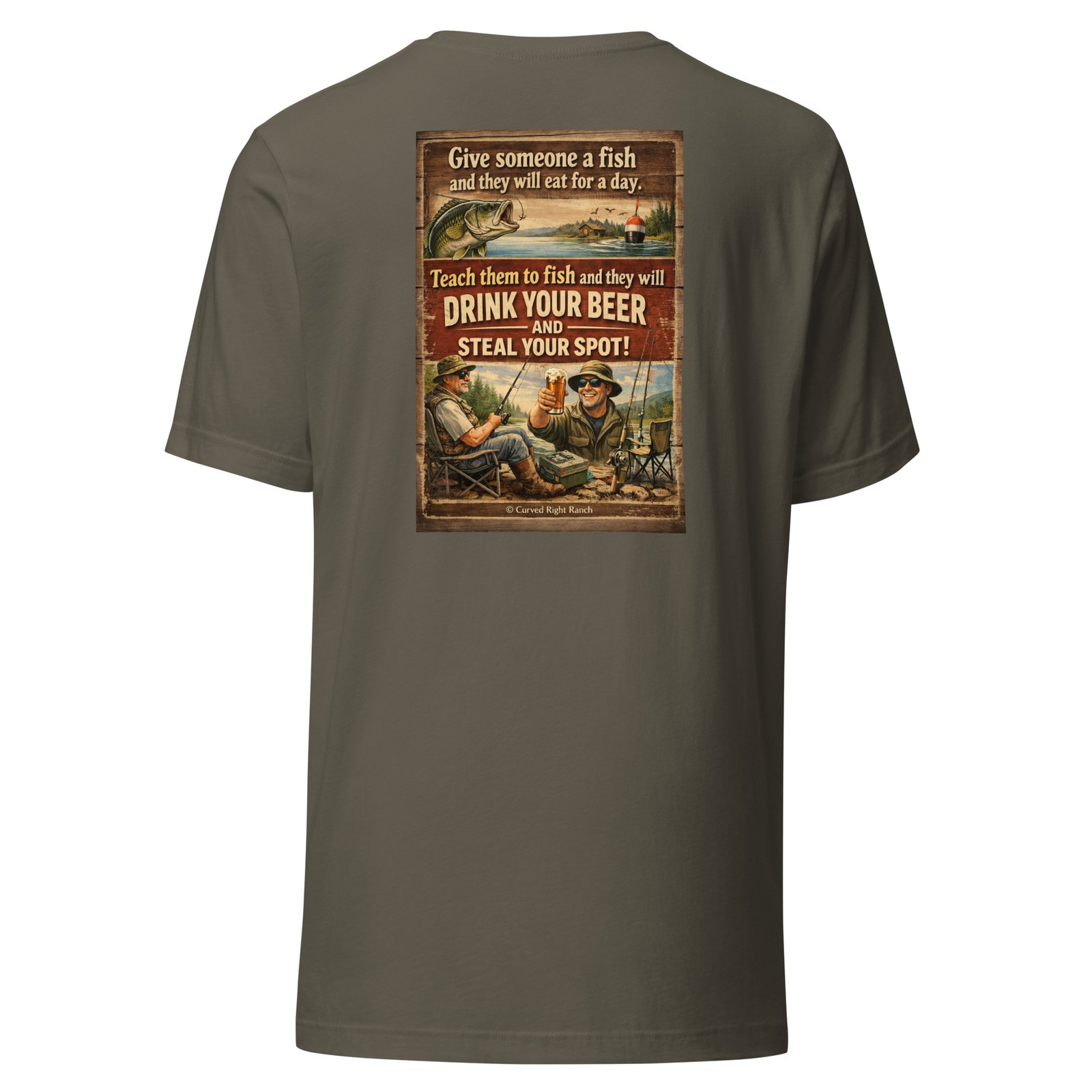 Teach them to fish- Unisex t-shirt - Image 9