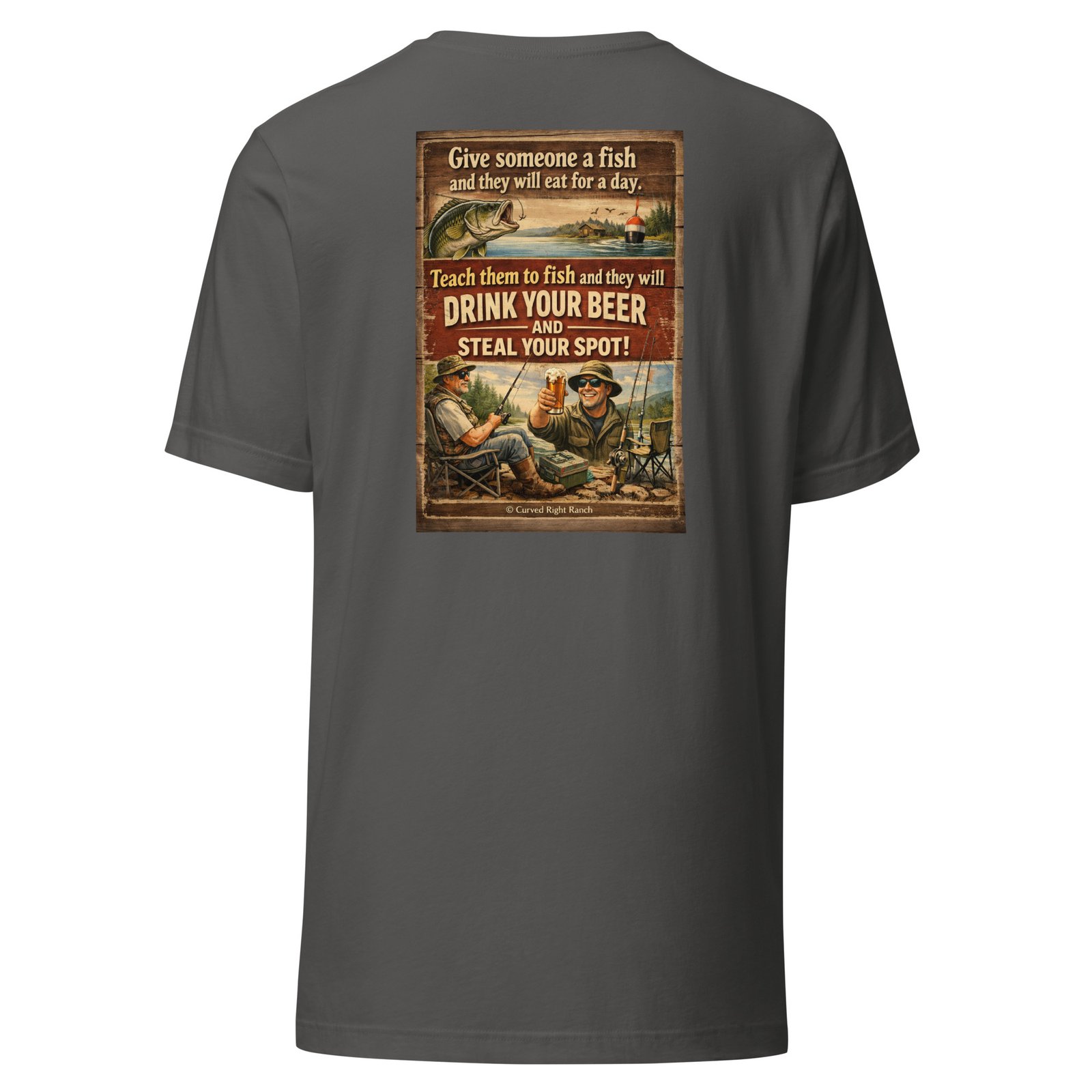 Teach them to fish- Unisex t-shirt - Image 8