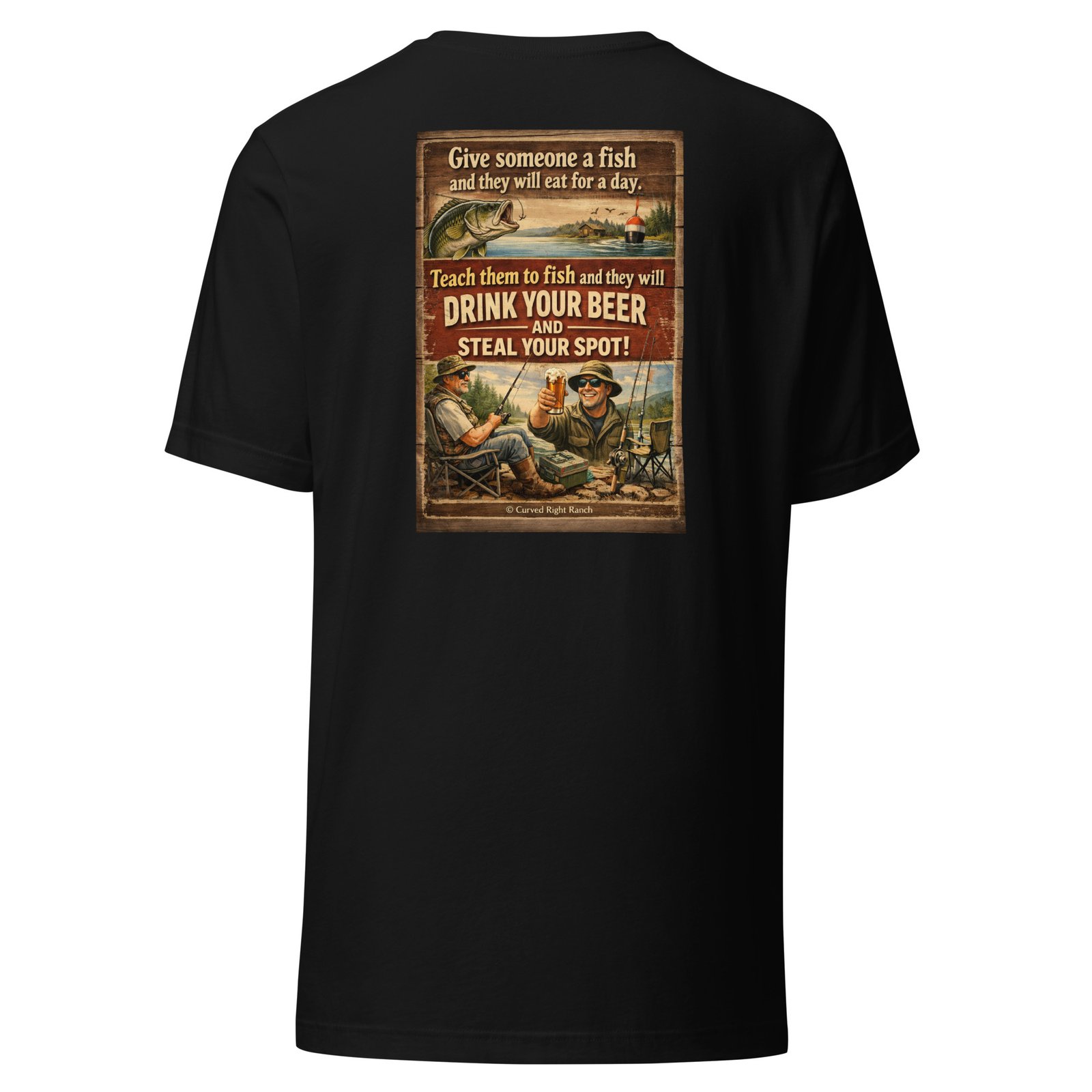 Teach them to fish- Unisex t-shirt - Image 3