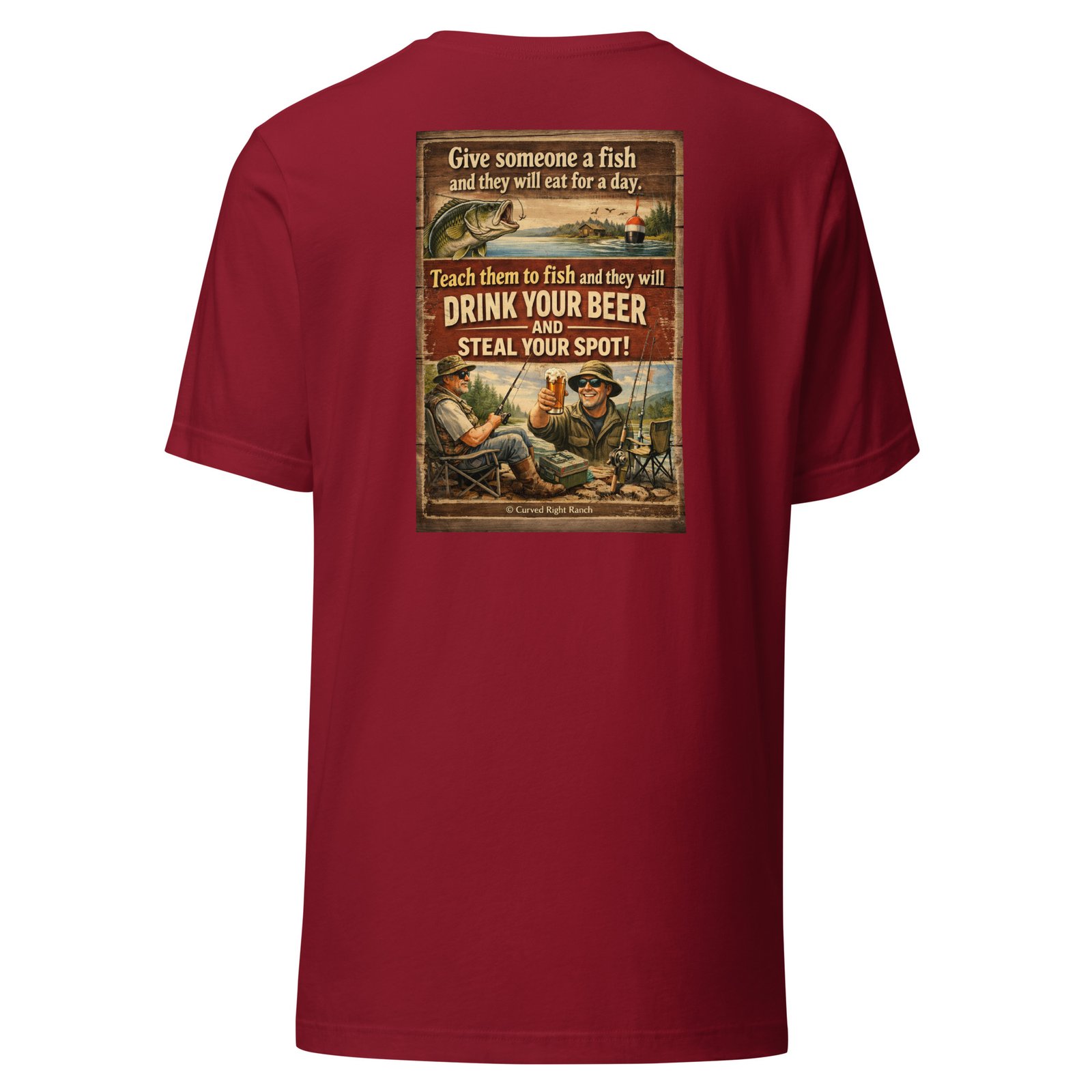 Teach them to fish- Unisex t-shirt - Image 5