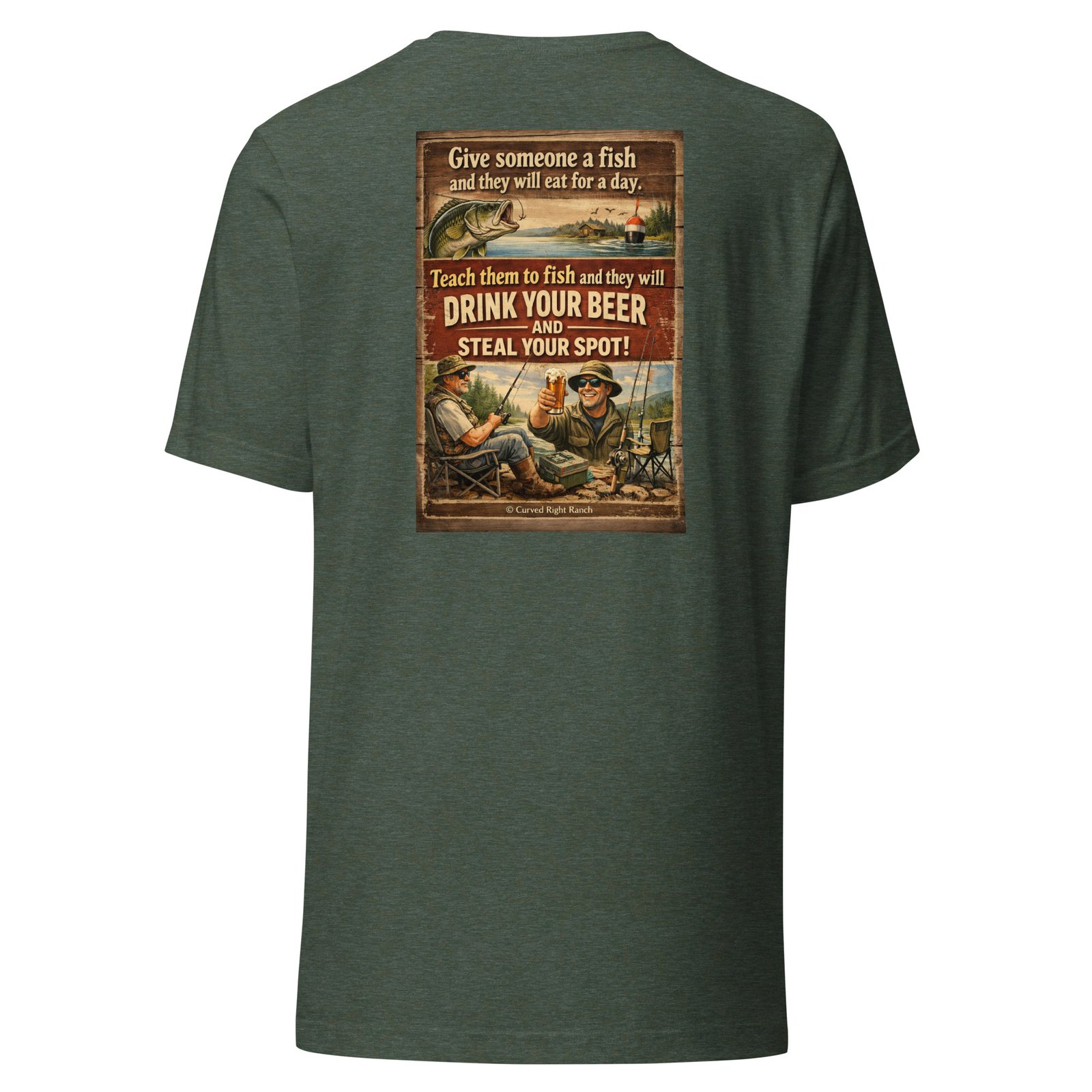 Teach them to fish- Unisex t-shirt - Image 7