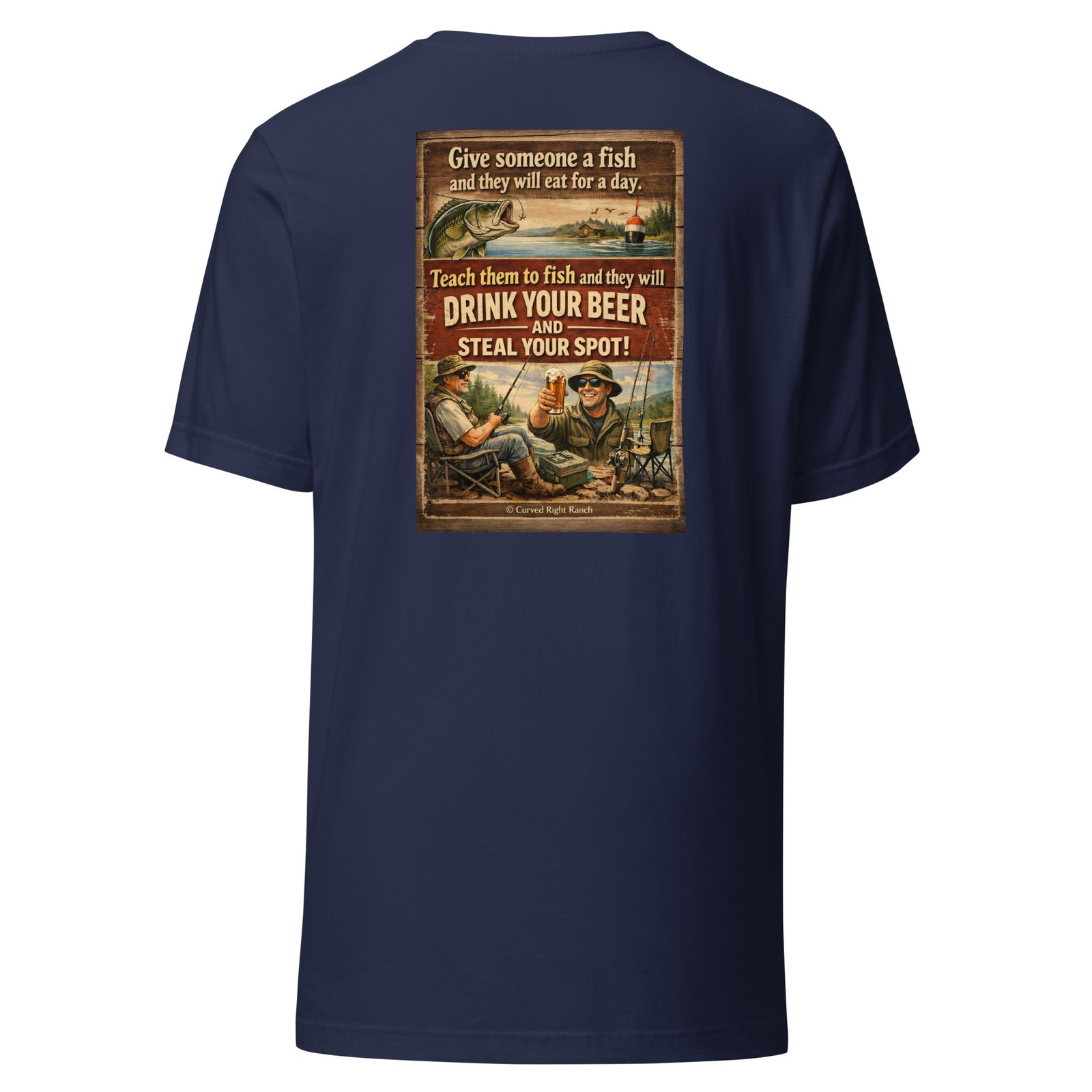 Teach them to fish- Unisex t-shirt - Image 4