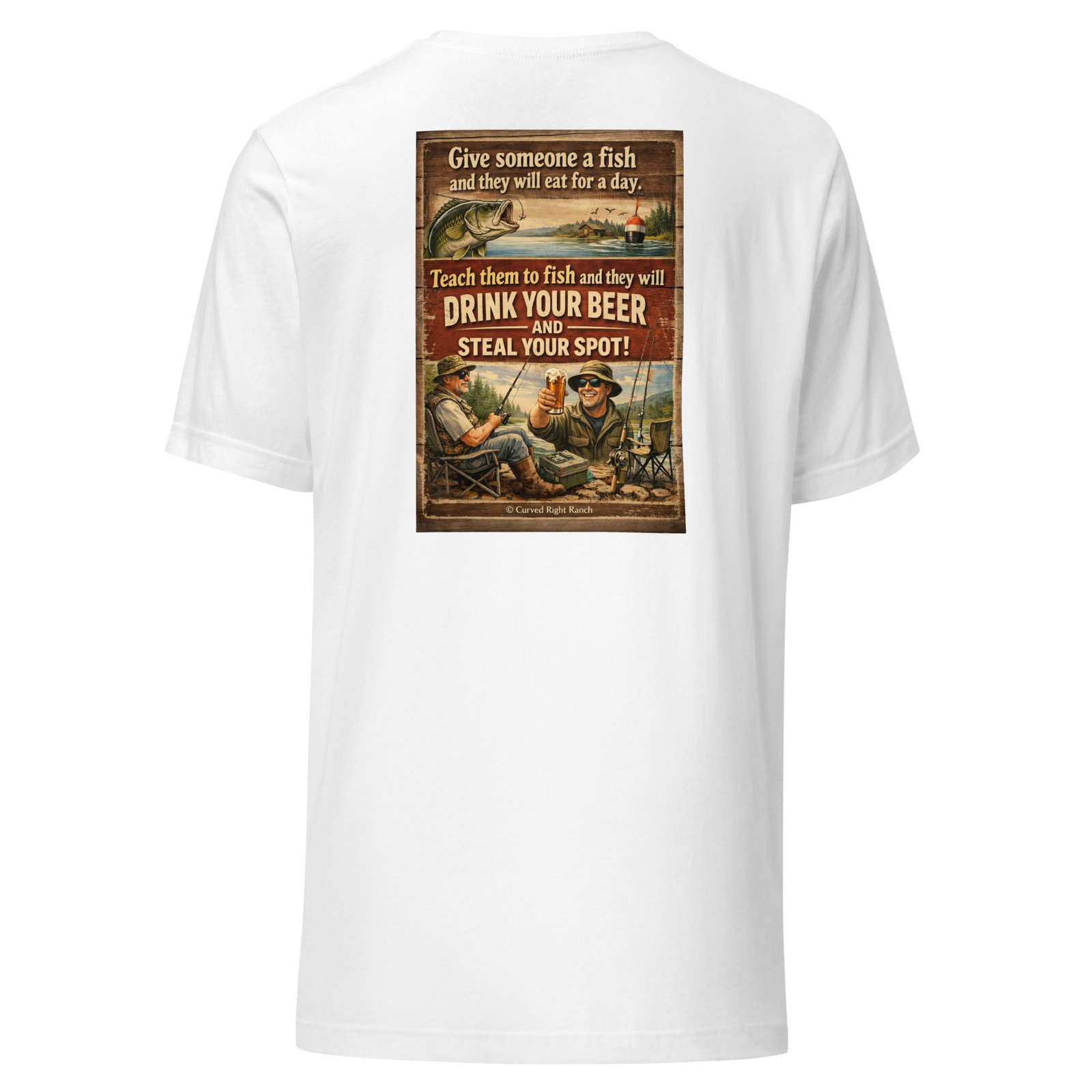 Teach them to fish- Unisex t-shirt - Image 10
