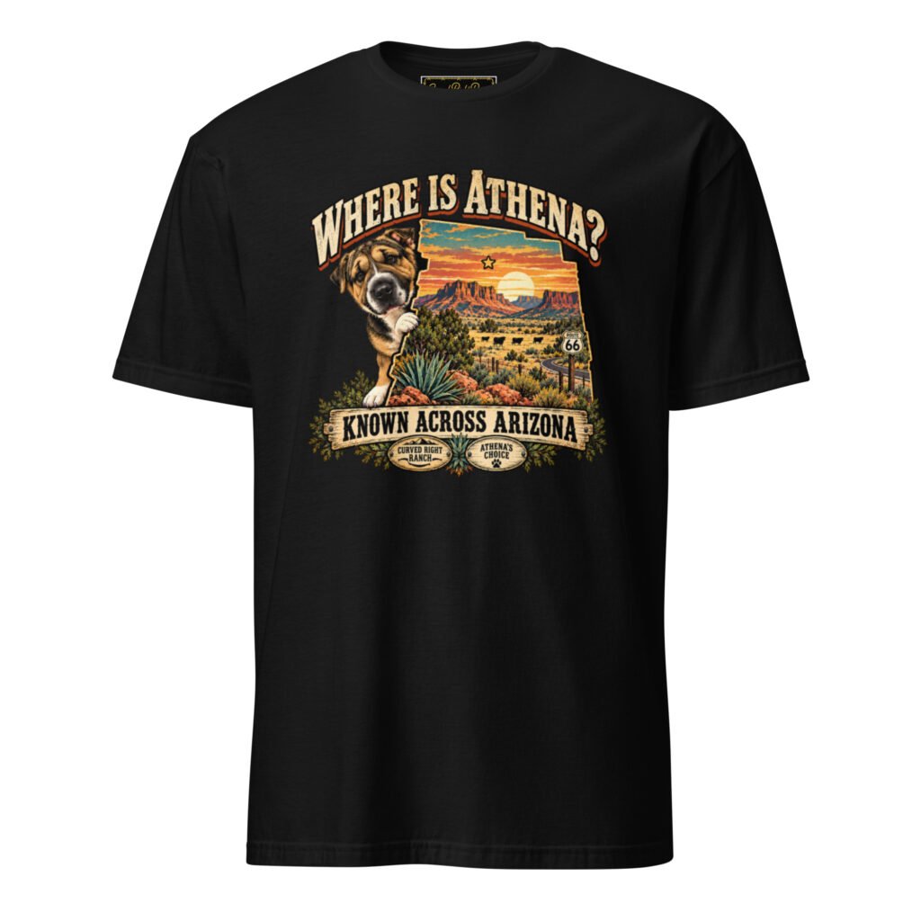 Where is Athena in Arizona Short-Sleeve Unisex T-Shirt
