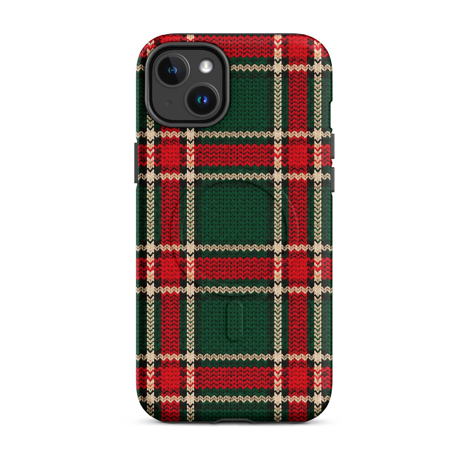 Holiday Plaid MagSafe® tough case for iPhone® - Image 2