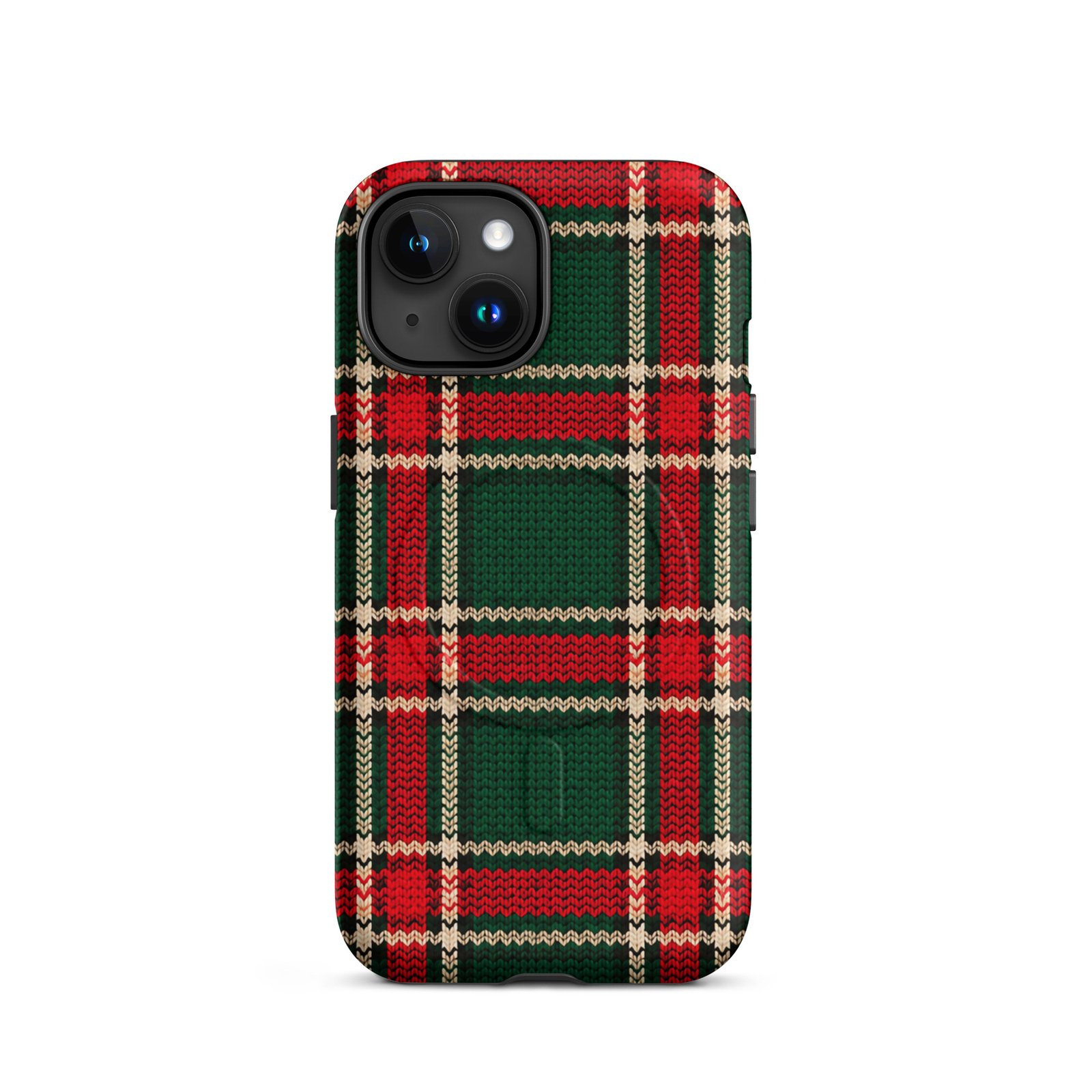 Holiday Plaid MagSafe® tough case for iPhone® - Image 5