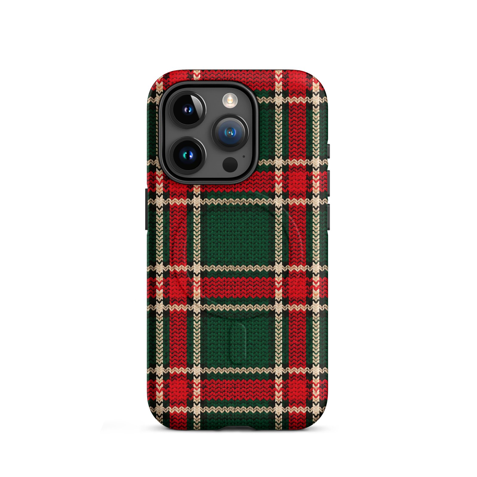 Holiday Plaid MagSafe® tough case for iPhone® - Image 7